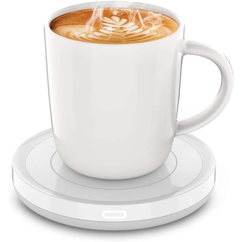 Smart Coffee Set Auto On/Off Gravity-Induction Mug Office Desk Use, Candle Wax